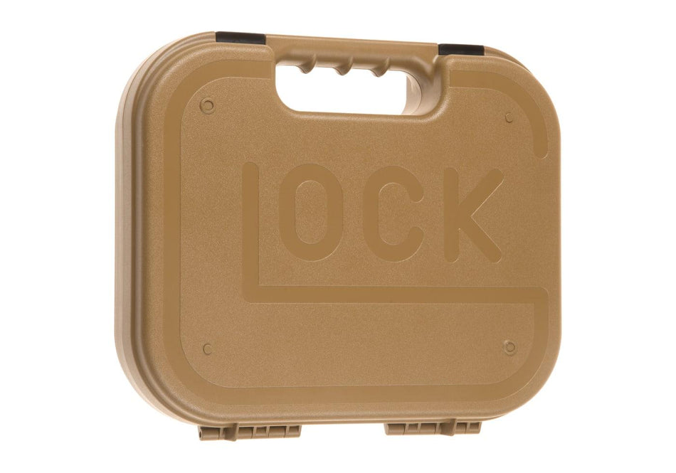 Glock Official Plastic Pistol Carry Case With Cleaning Rod Tan
