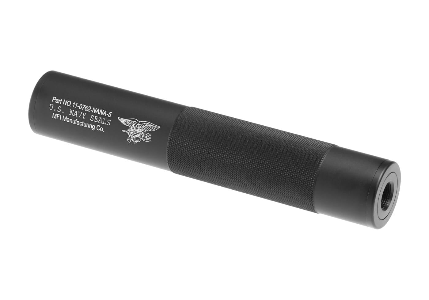 FMA Navy Seals Logo Mock Suppressor 198mm Black CW CCW 