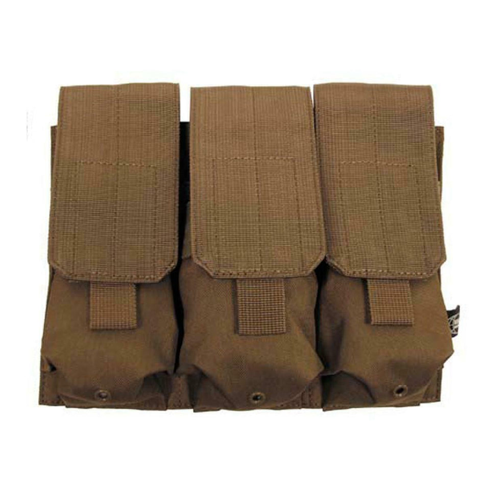 MFH Triple Magazine Pouch Molle M-Series Coyote 