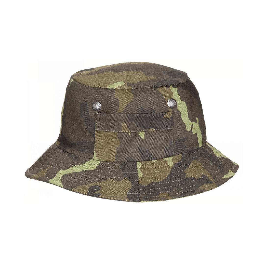 MFH Bush Hat with Boonie Small Side Pocket CZ Camo