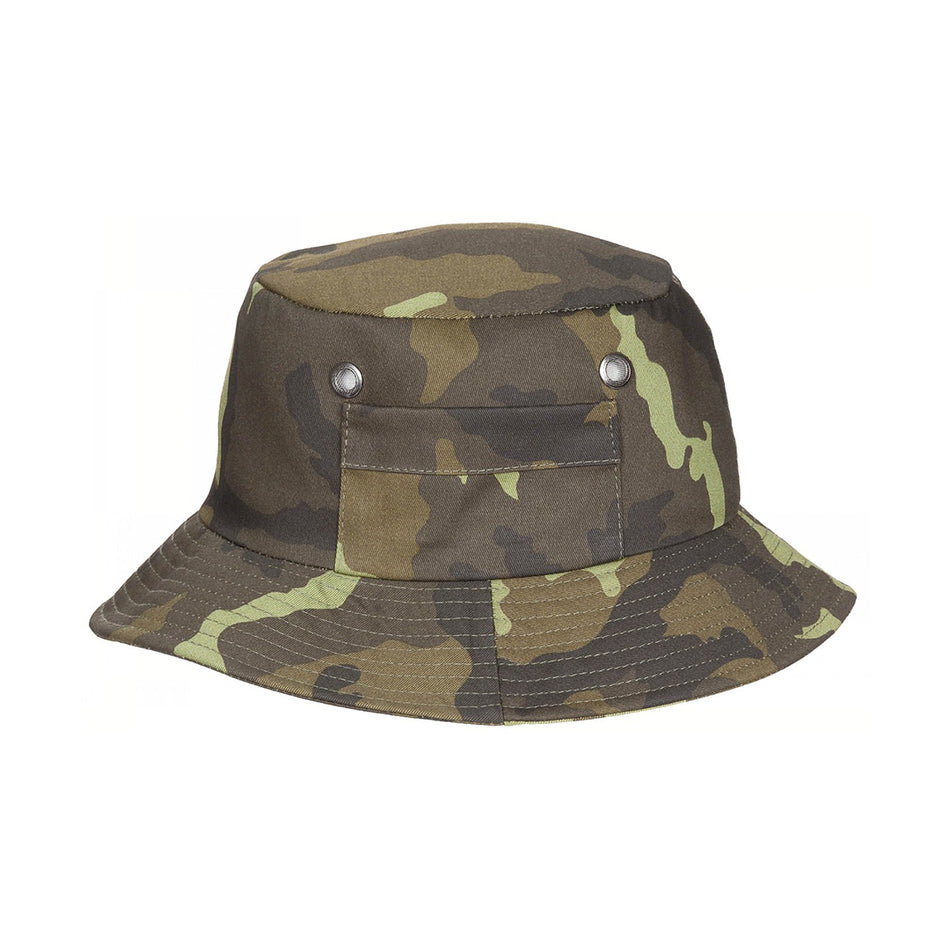 MFH Bush Hat with Boonie Small Side Pocket CZ Camo