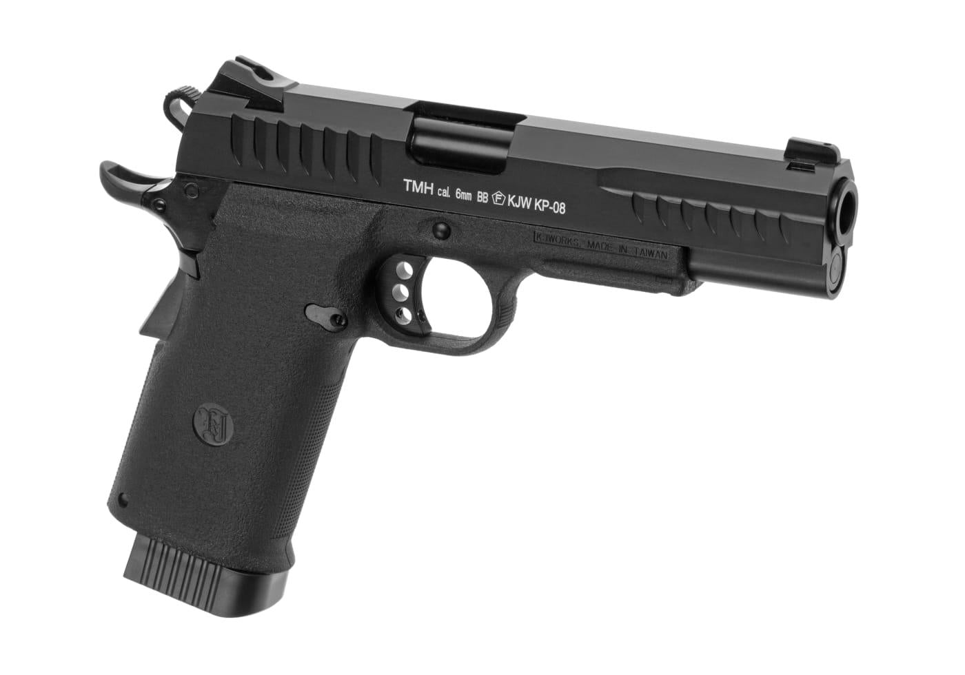 KJ Works KP-08 Hi-Capa Style Pistol Black Co2 6mm