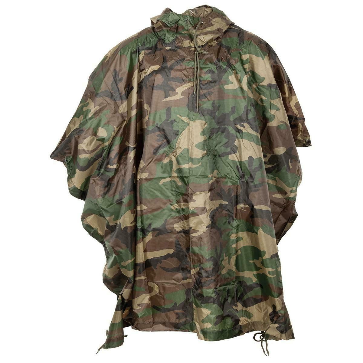 MFH Poncho US Woodland 