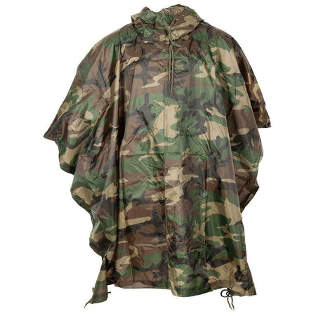 MFH Poncho US Woodland 
