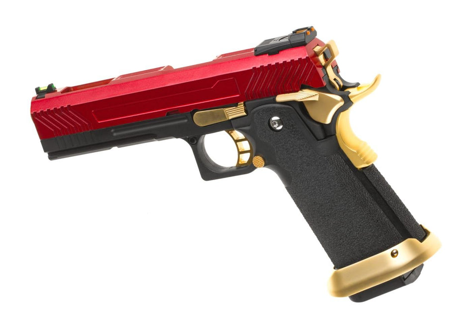 Armorer Works Airsoft HX1104 Custom Hi Capa Gbb Airsoft Pistol Red Slide