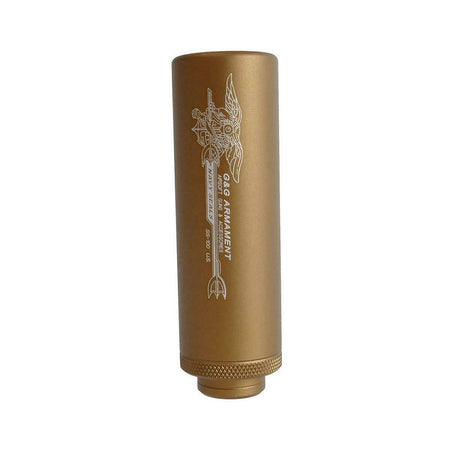 G&G SS-100 Navy Seal Logo Mock Suppressor Short 14mm CCW Tan
