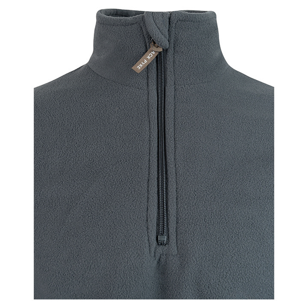 Jack Pyke Country Fleece Top ¼ Zip Pullover Charcoal