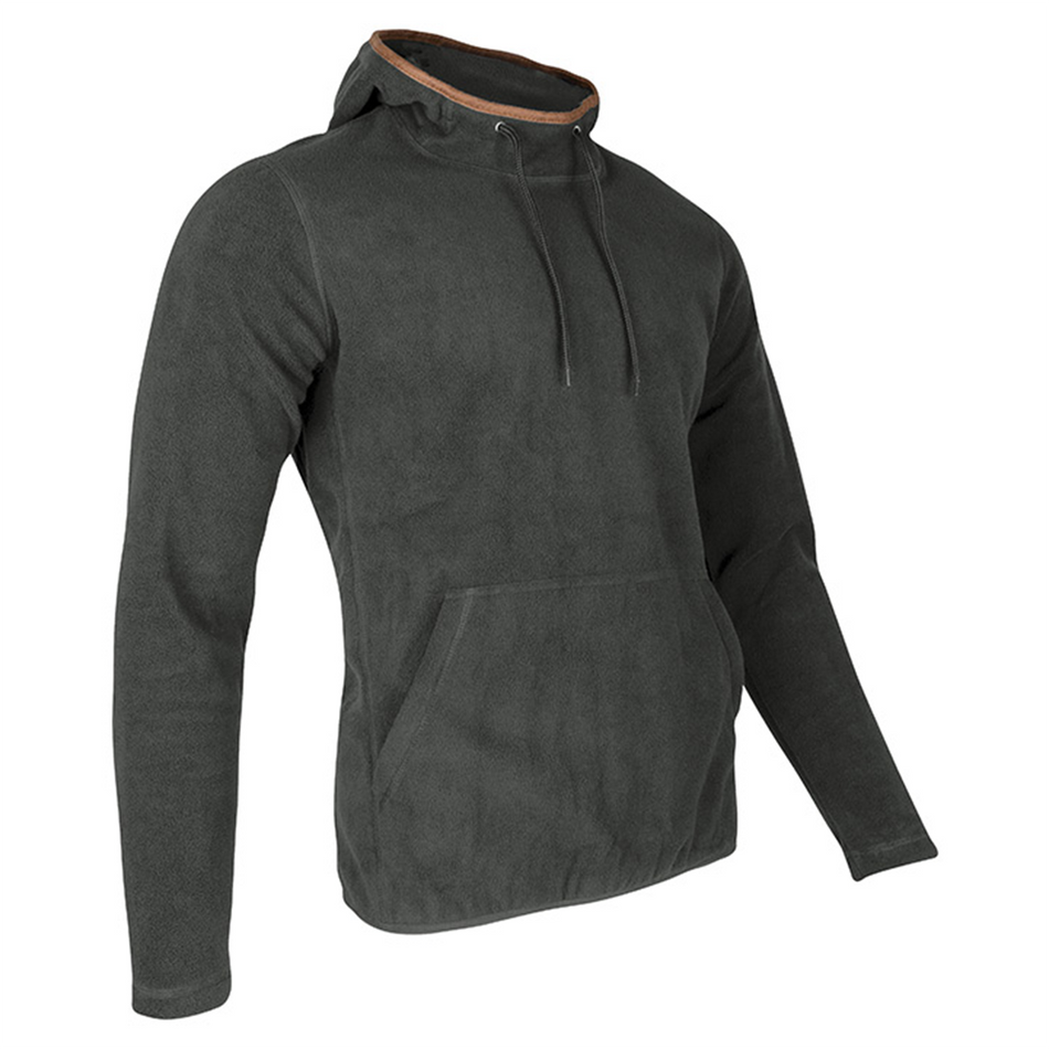 Jack Pyke Mens Country Fleece Pullover Hoodie Charcoal