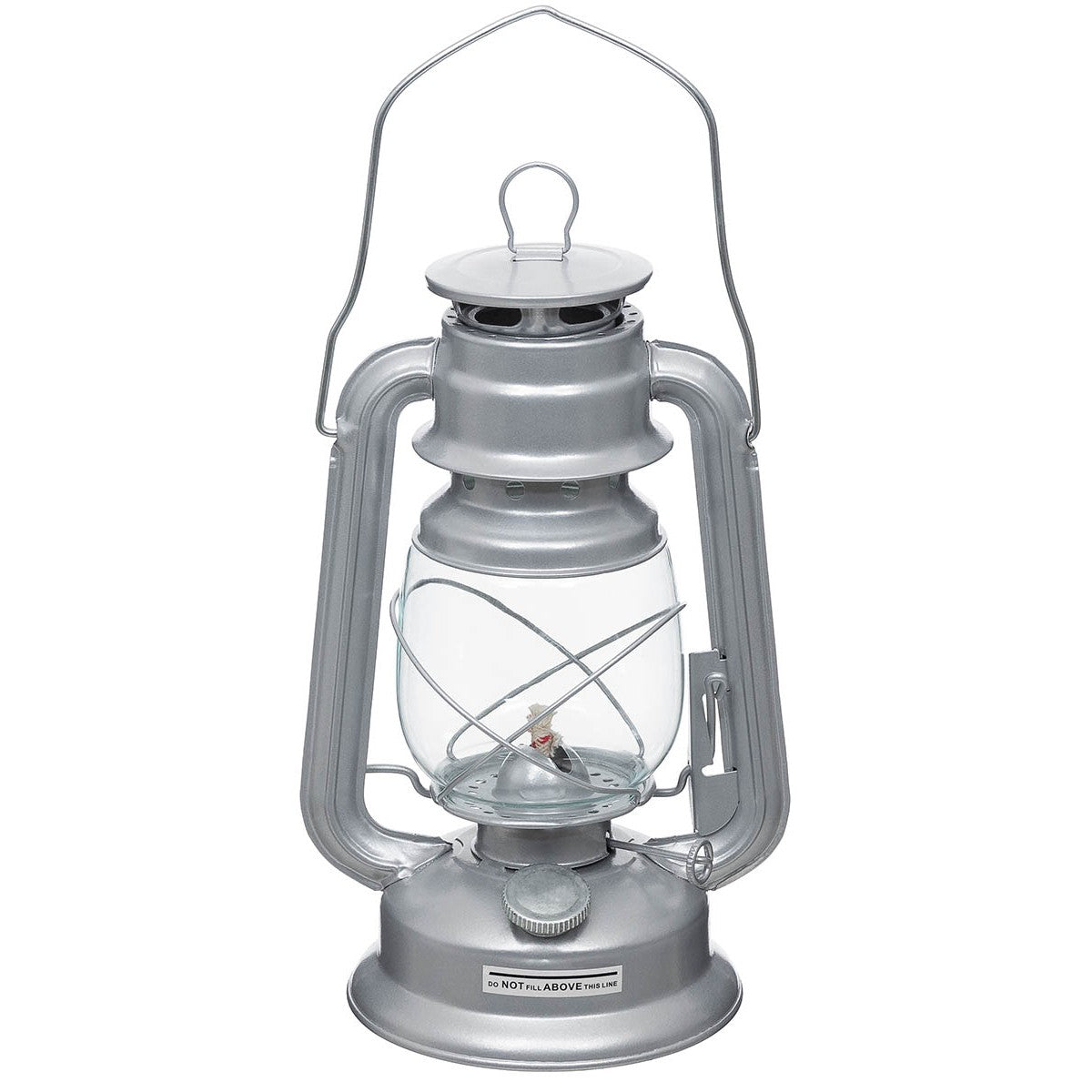 MFH Storm Paraffin Kerosene Tilly Lamp Lantern 28cm Zinc Grey