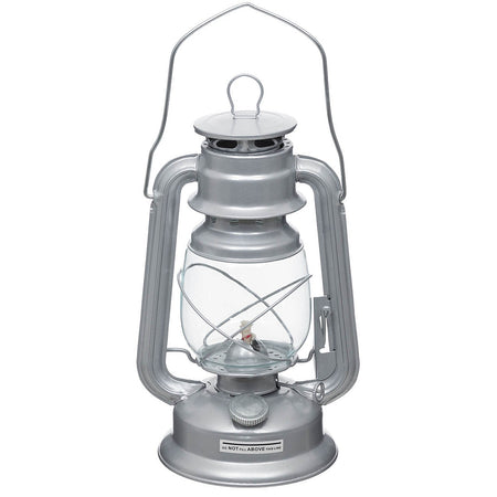 MFH Storm Paraffin Kerosene Tilly Lamp Lantern 28cm Zinc Grey
