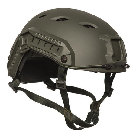 Mil-Tec US Fast Paratrooper Airsoft Helmet OD Green w/ Rails