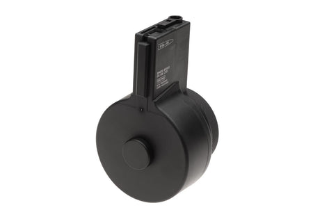 ARES Airsoft M4 M16 Manual Wind Drum Magazine 2150 Round Black 6mm