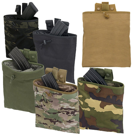 8 Fields Airsoft Dump Bag Pouch Foldable Molle 