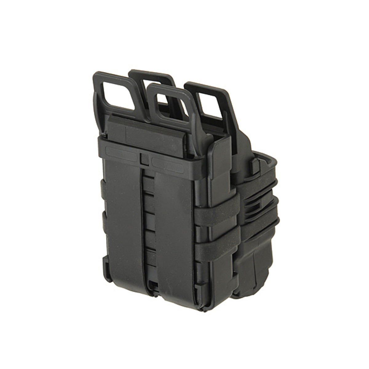 FMA Airsoft Polymer Fast Rifle & Pistol Combi Magazine Speed Pouch Black