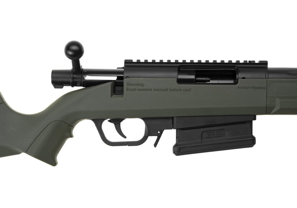 Ares Amoeba Striker AS-02 Bolt Action Airsoft Scout Sniper Rifle Green