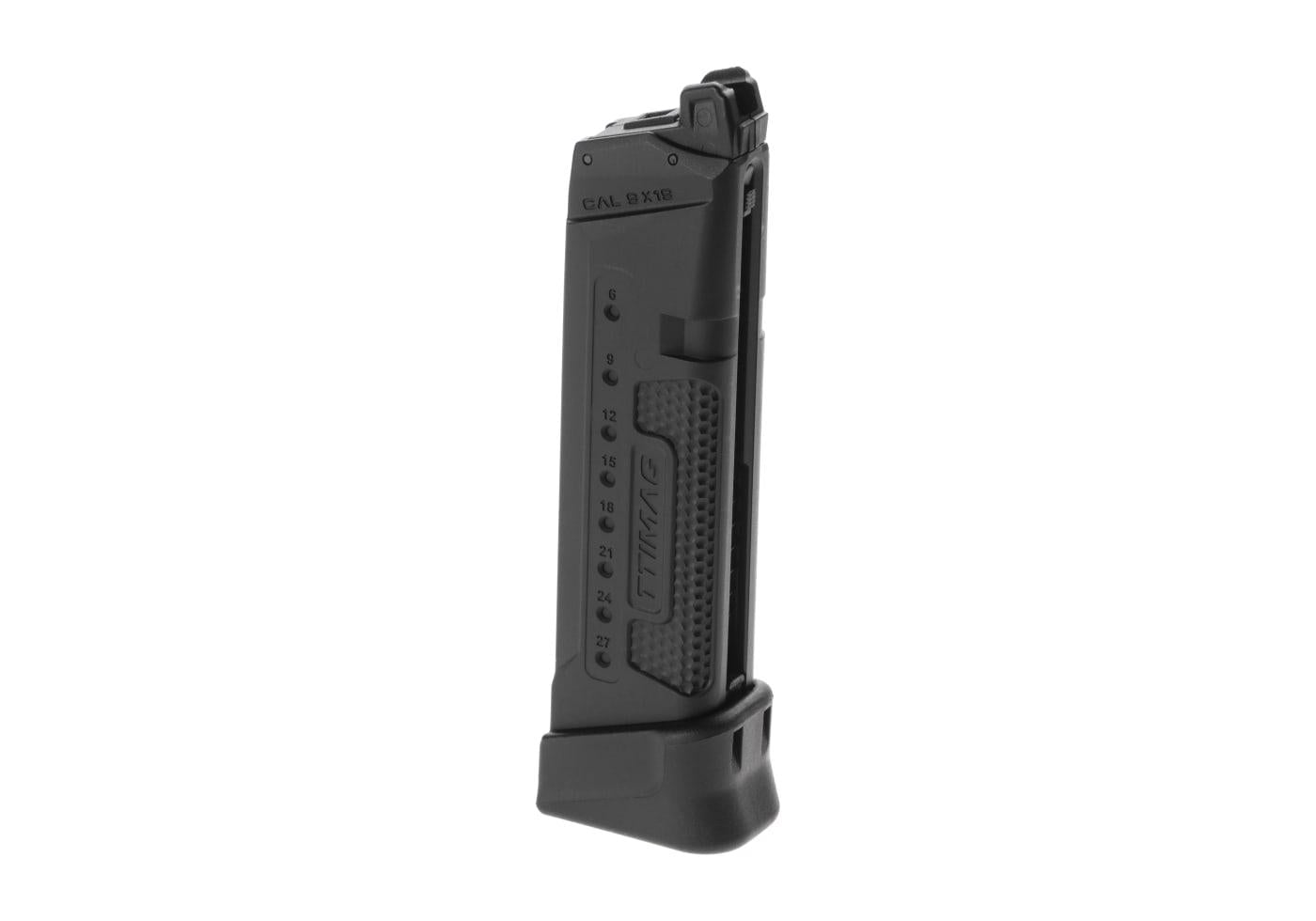 TTI Airsoft Light Weight Gas Magazine For G-Series WE TM VFC 26rd Black 6mm