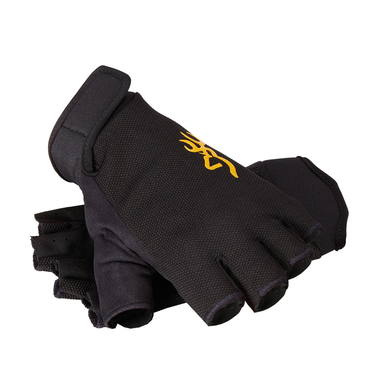 Browning Pro Fingerless Shooting Gloves Black