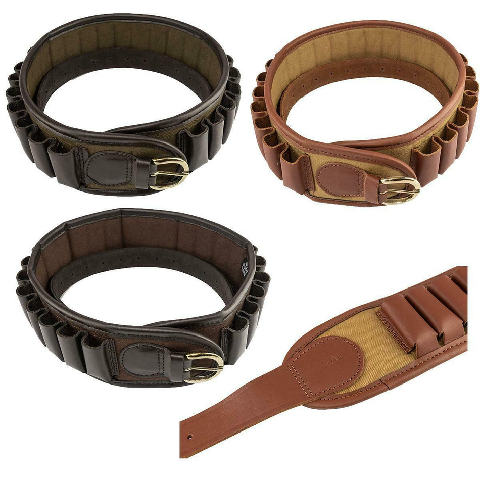 Jack Pyke Canvas Shotgun Cartridge Belt 12G