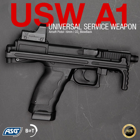 B&T USW A1 Universal Service Weapon Airsoft Pistol Black
