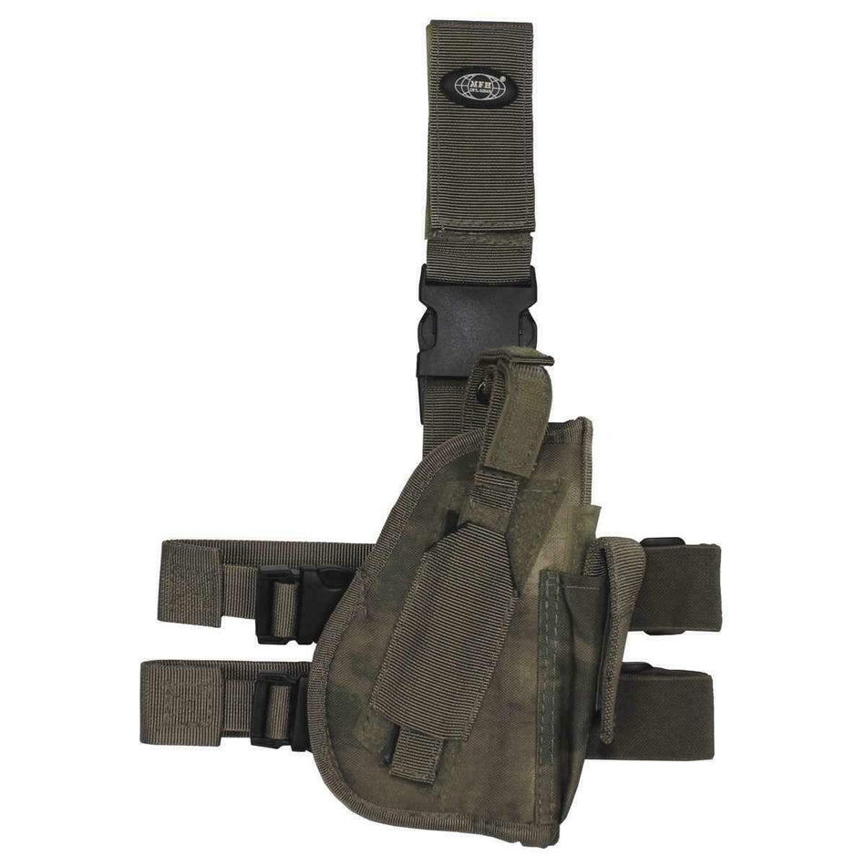 MFH Tactical Drop Leg Holster Foliage Green HDT Camo