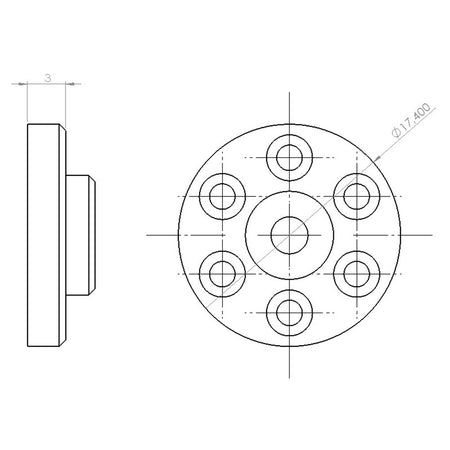 Airsoft Pro Spare Rubber Pad For Sniper Rifles Pistons 17.4mm L96