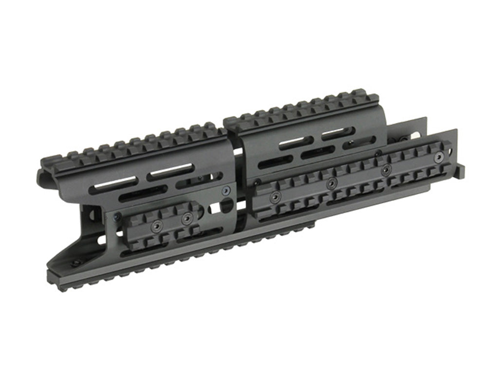 Cyma Airsoft AK Modular Key-Mod Front Handguard Long Black