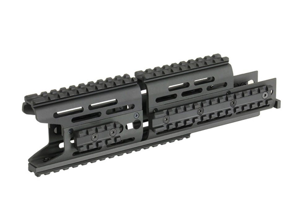 Cyma Airsoft AK Modular Key-Mod Front Handguard Long Black