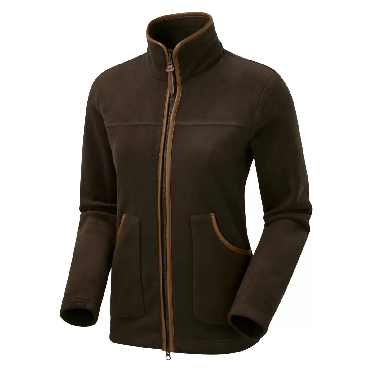 Shooterking Ladies Performance Fleece Jacket Brown