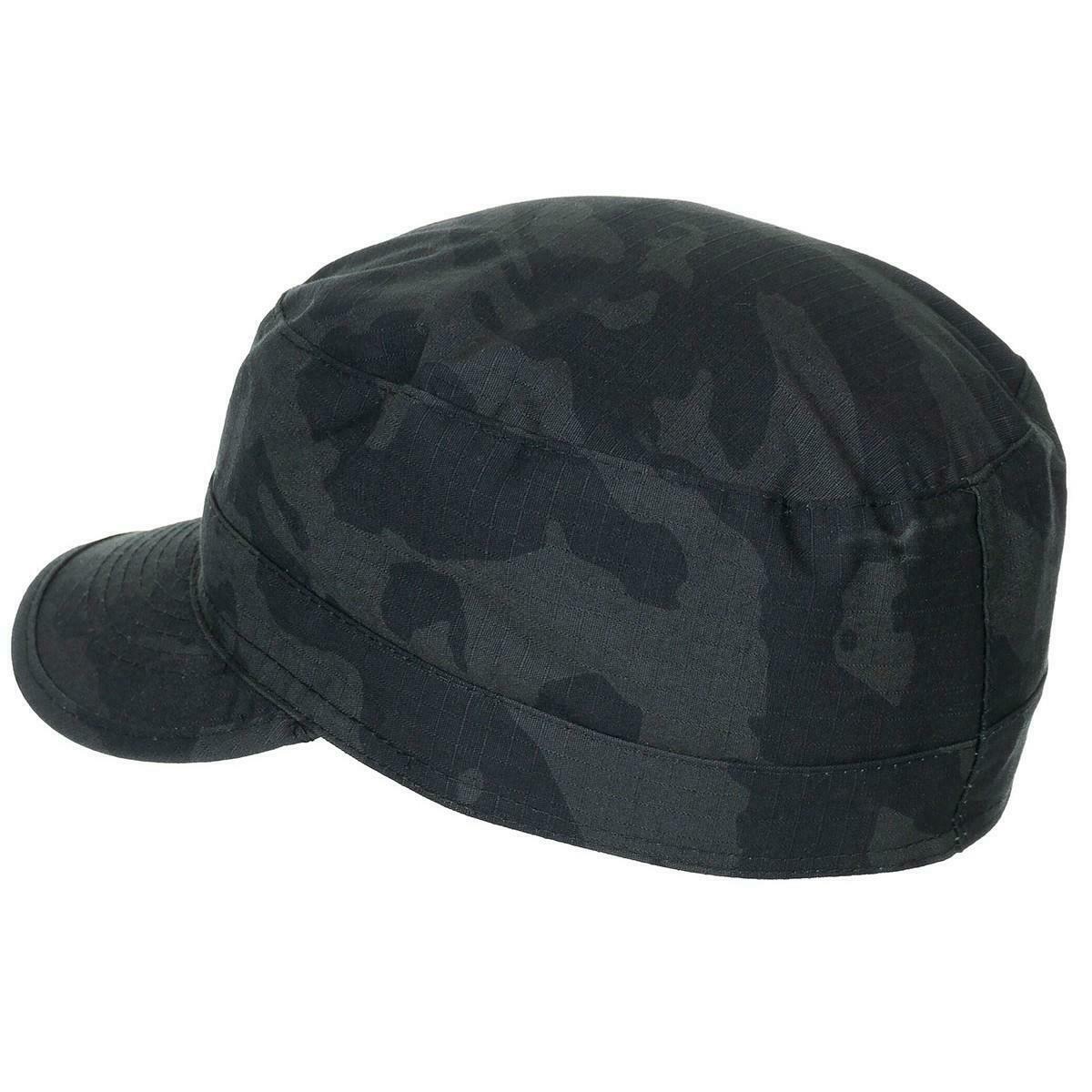 MFH US BDU Field Cap Hat Rip Stop Night Camo