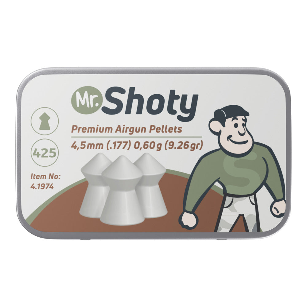 Umarex Mr Shoty Airgun Air Rifle Pellets Pointed 4.5mm / .177