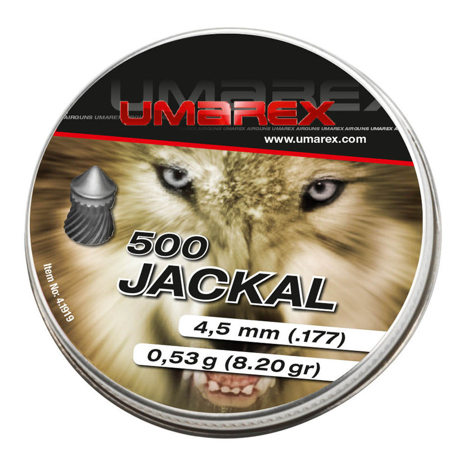 Umarex Jackal Air Rifle Pellets Pointed 4.5mm .177 Pointed 0.53g
