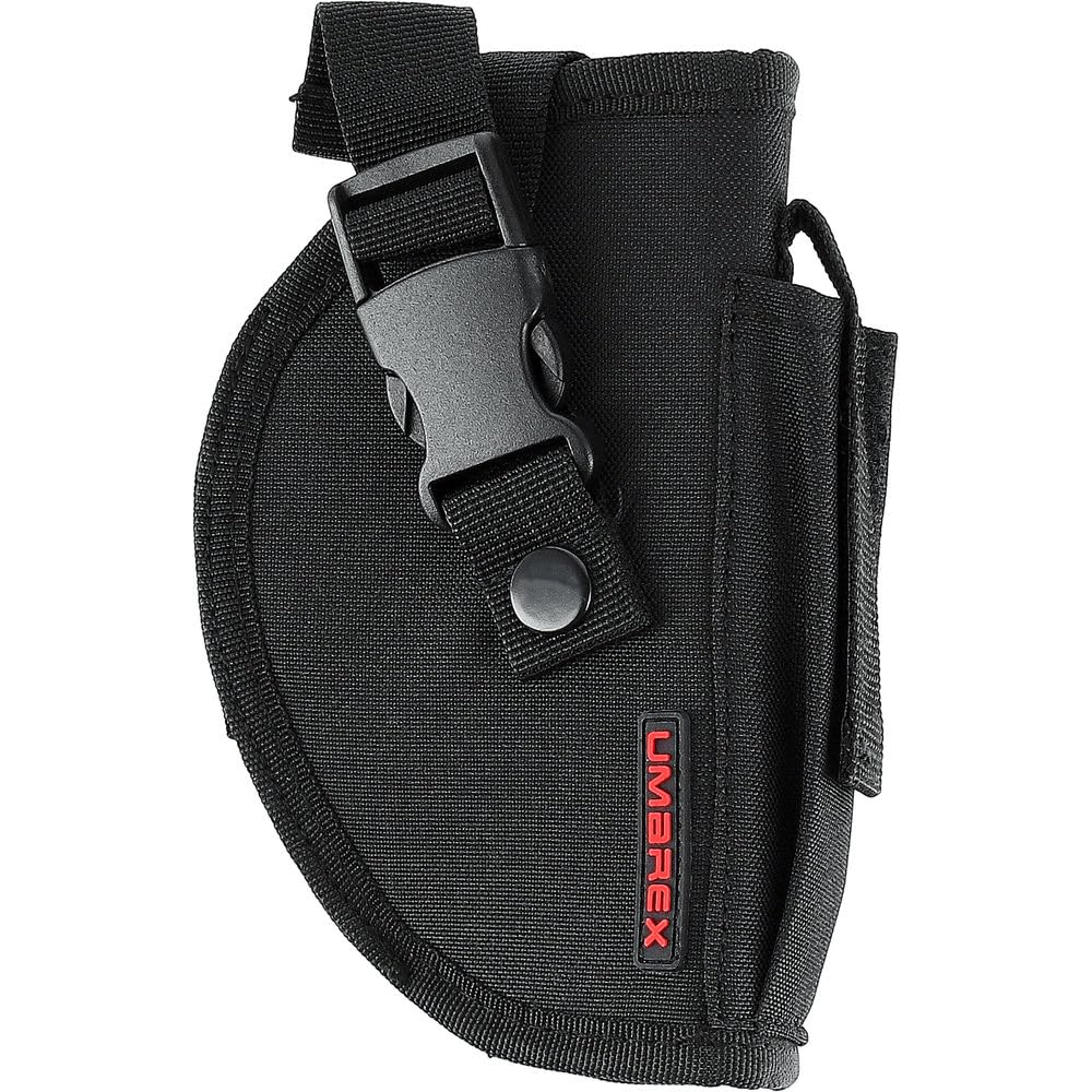 Umarex Belt Pistol Holster Nylon With Magazine Pouch Black