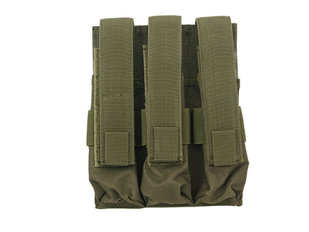 8 Fields Triple Airsoft Magazine Pouch For MP5 Mags Molle
