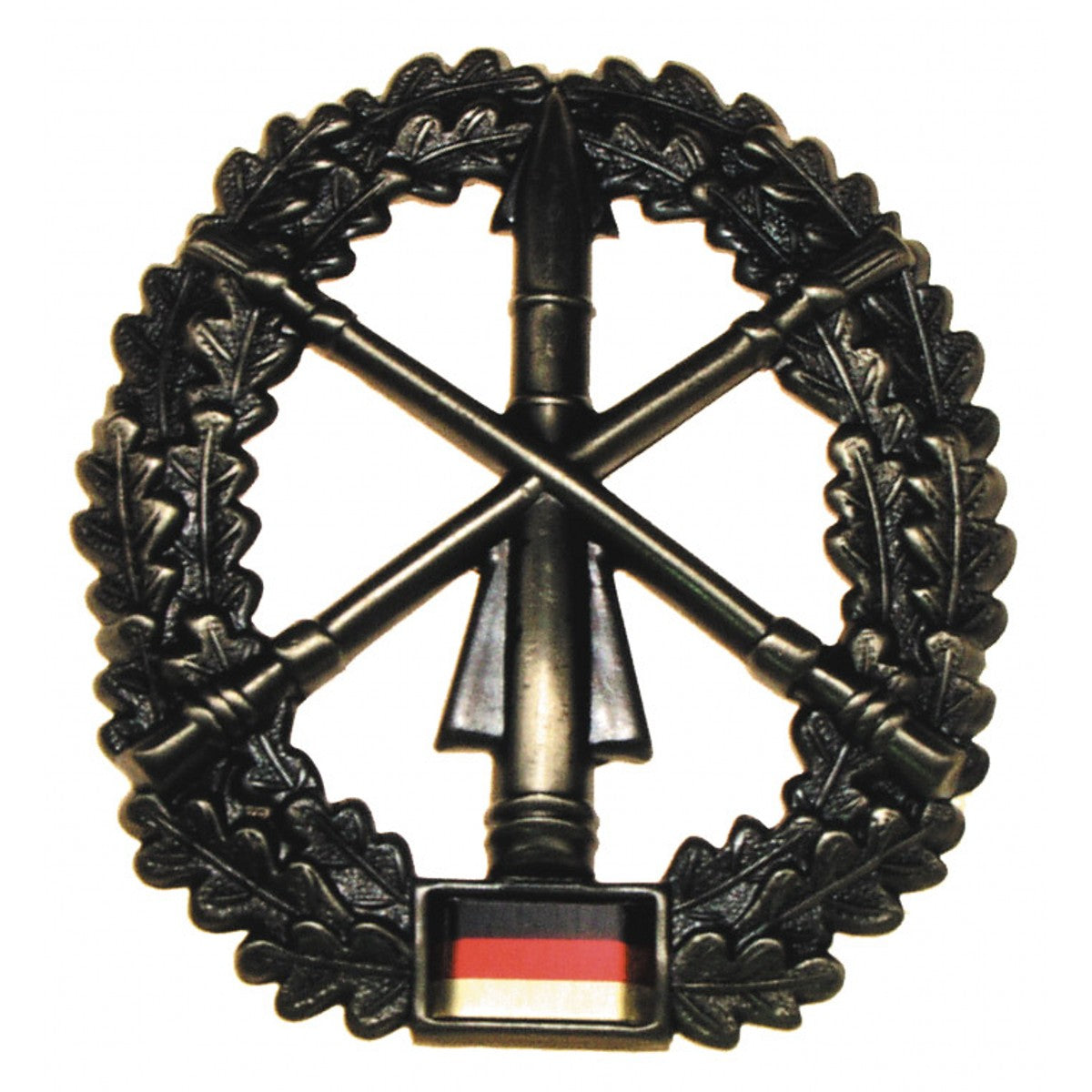 MFH German Army Beret Cap Badge Insignia Anti Aircraft Metal
