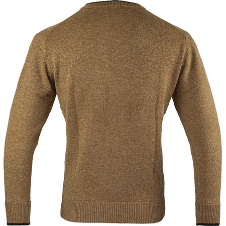 Jack Pyke Mens Ashcombe 100% Lambwool V-Neck Jumper Barley 