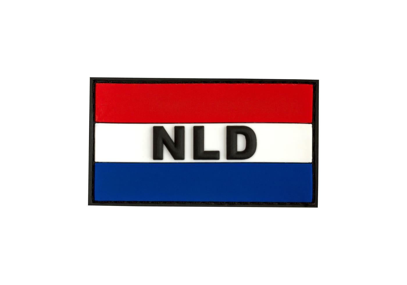 PVC Netherlands Flag Rubber Morale Patch