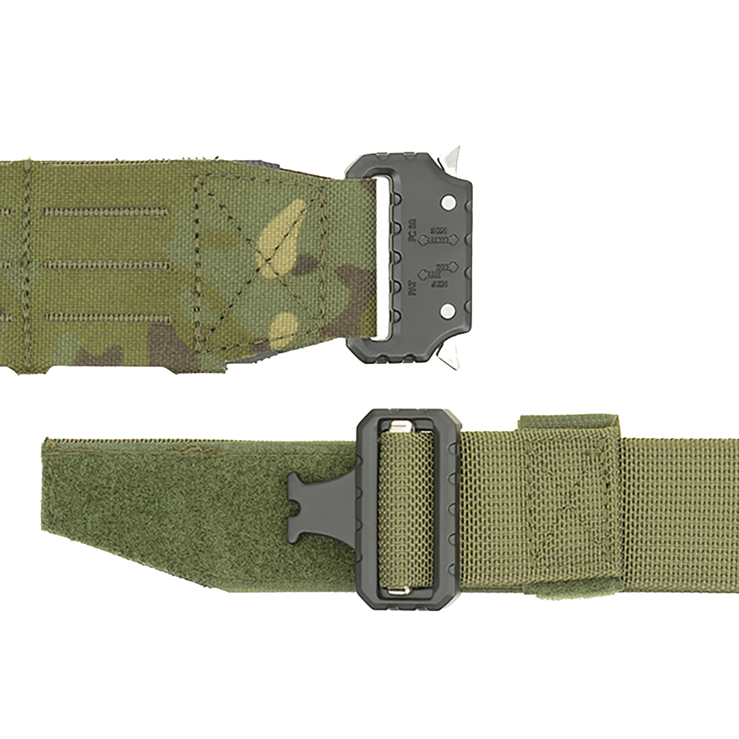 8 Fields Laser Cut Molle Tactical Duty Range Belt QR CP Tropic
