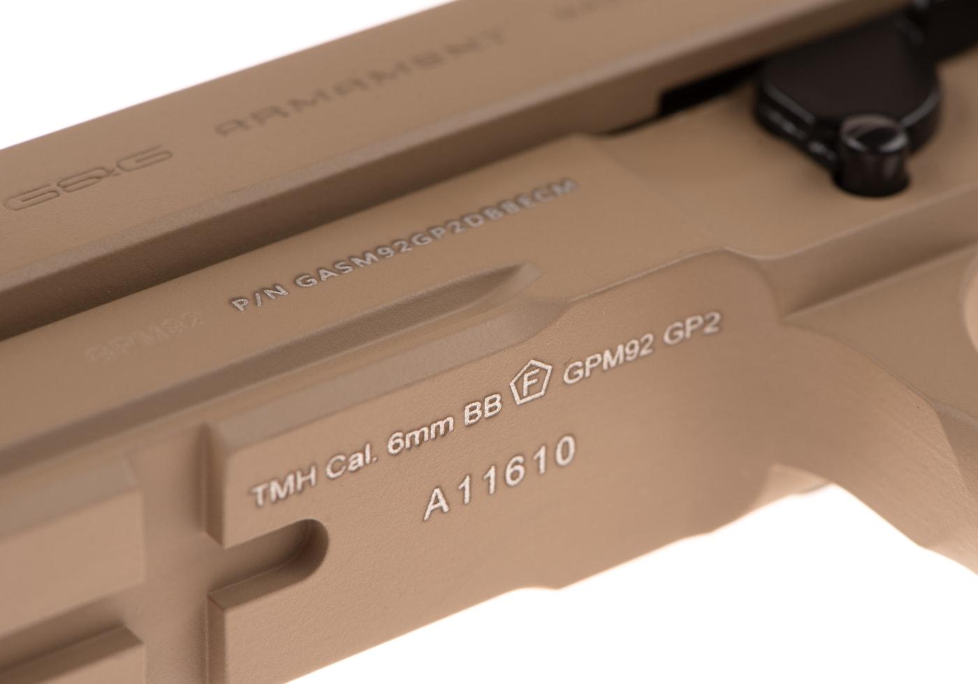 G&G Airsoft GPM92 Green Gas Airsoft Pistol Tan 6mm