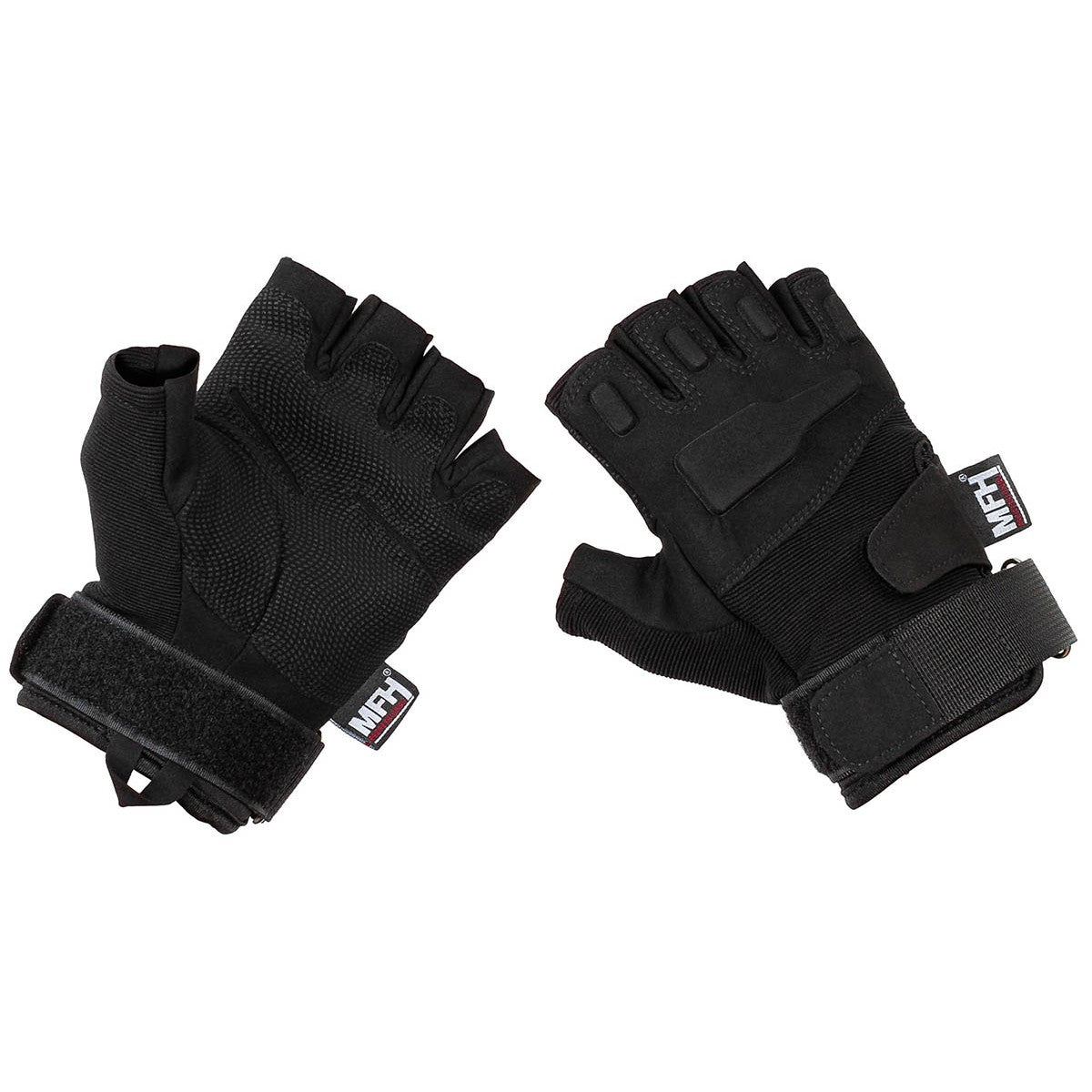 MFH MAX Pro Tactical Fingerless Black