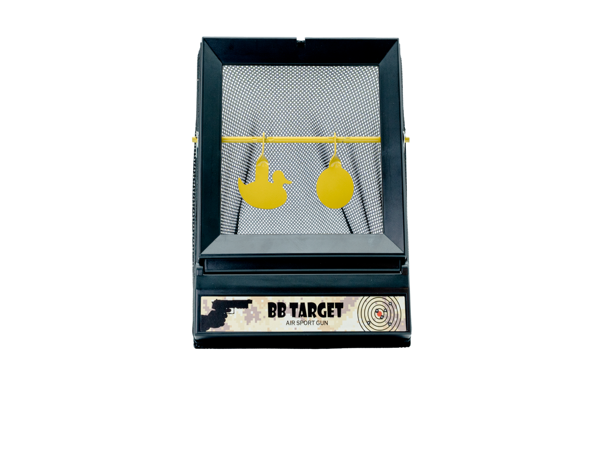 ASG Airsoft Shooting Target & BB Trap 17x17cm With 2 Metal Spinner