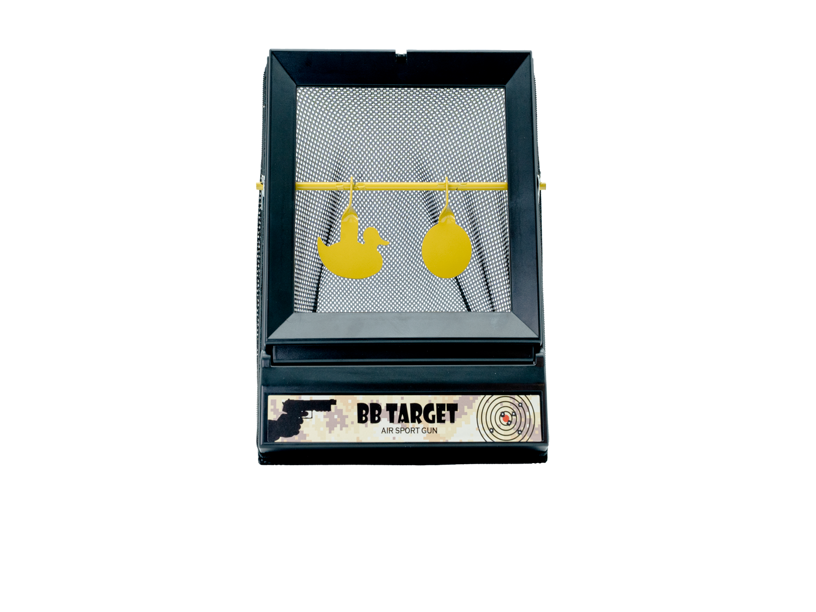 ASG Airsoft Shooting Target & BB Trap 17x17cm With 2 Metal Spinner
