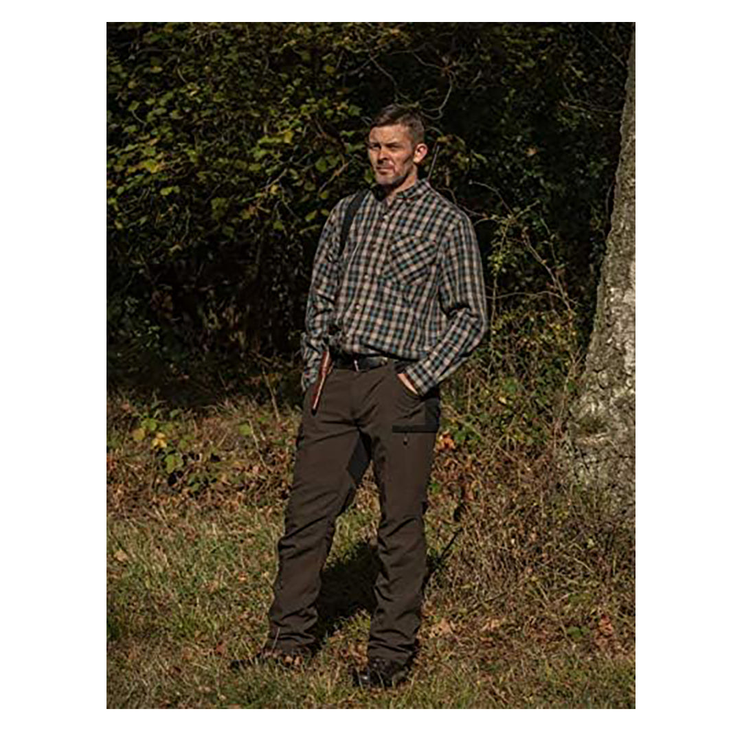 Shooterking Mens Active Lite Cordura Trousers Brown Olive/Black