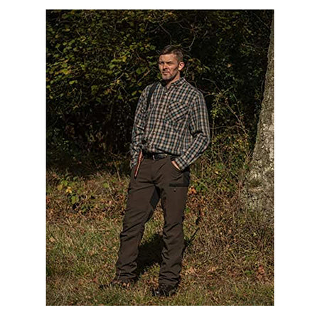 Shooterking Mens Active Lite Cordura Trousers Brown Olive/Black