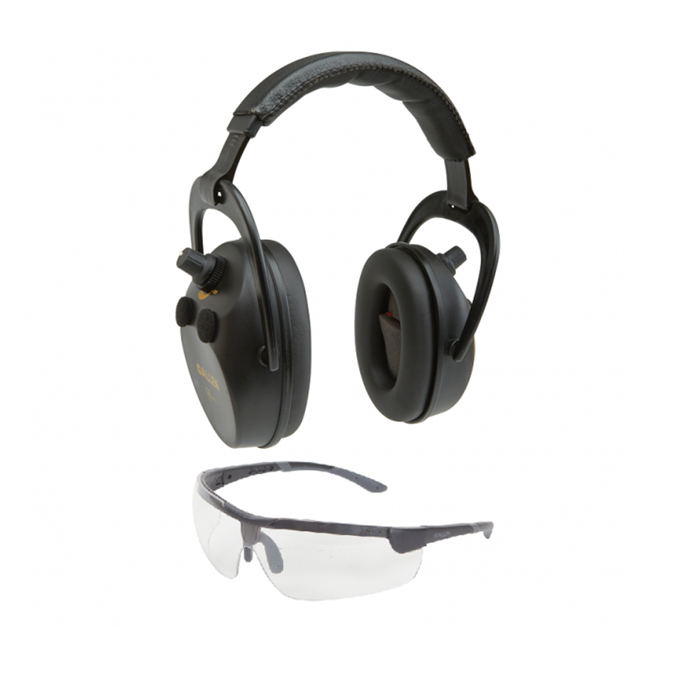 Allen Axion Ballistic Ear Muff & Safety Glasses Combo
