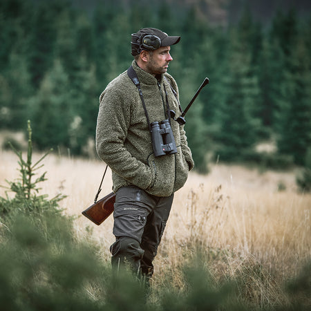 Deerhunter Mens Germania Fibre Pile Fleece Jacket Cypress