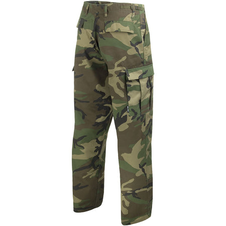 Mil-Tec US Ranger Trousers Cargo Pants US Woodland