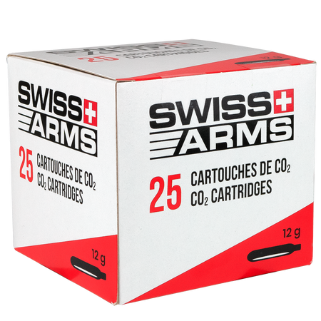 Swiss Arms 12gr Co2 Bulbs Box 25 (InStore Only)