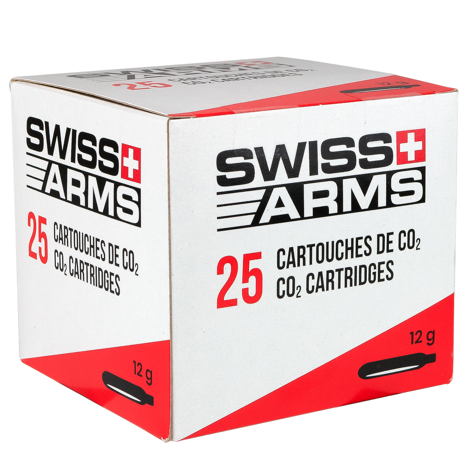 Swiss Arms 12gr Co2 Bulbs Box 25 (InStore Only)