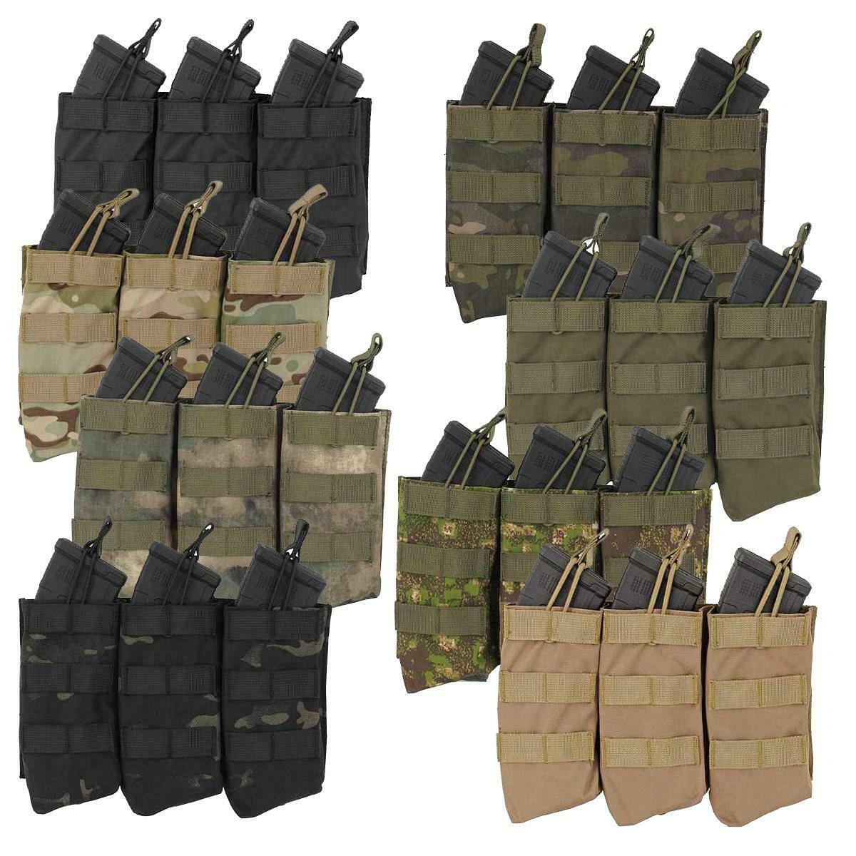 8 Fields Open Top Triple Airsoft Magazine Pouch AK Series Molle