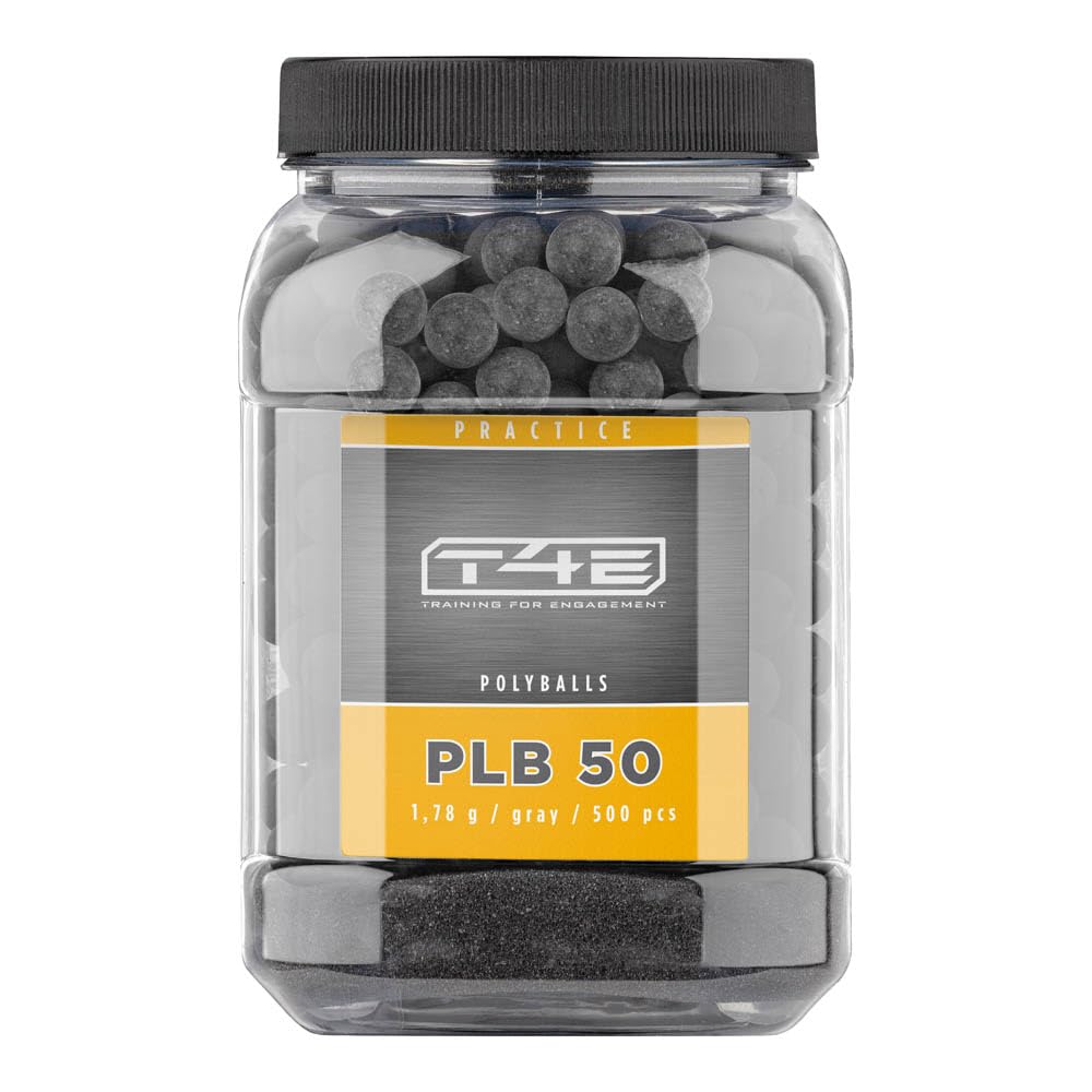 Umarex T4E Ammo bb’s Practice PLB .50 500 Pack Grey